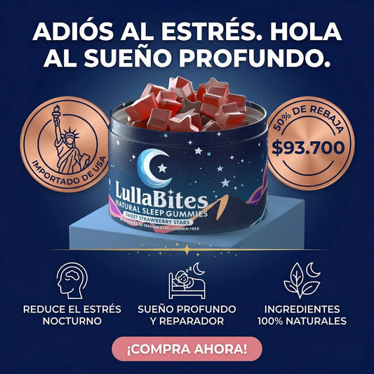 LullaBites gomitas naturales para dormir profundo y sin estres 💫🌟
